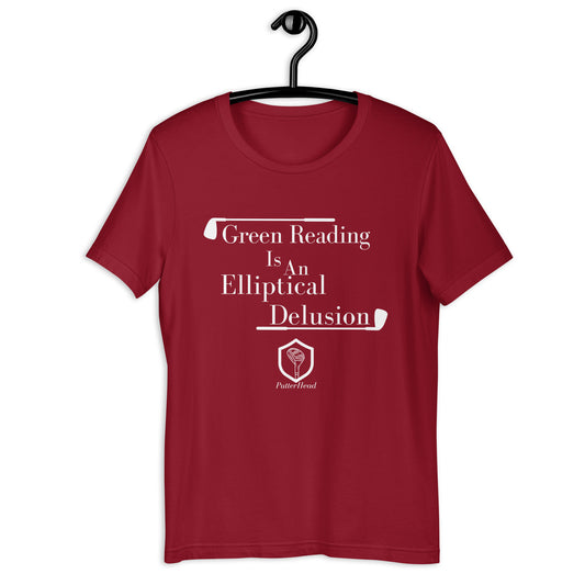 Green Reading is an Elliptical Delusion Unisex t-shirt - PutterHead