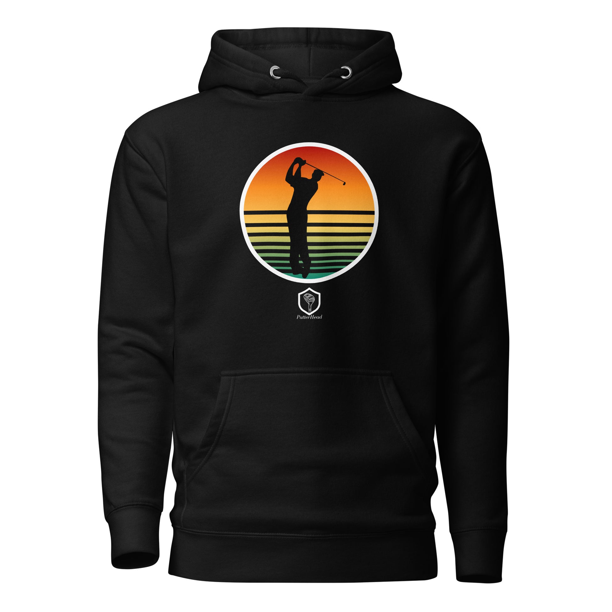 Sunset Golfer Unisex Hoodie - PutterHead