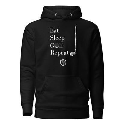 Eat, Sleep, Golf, Repeat Unisex Hoodie - PutterHead