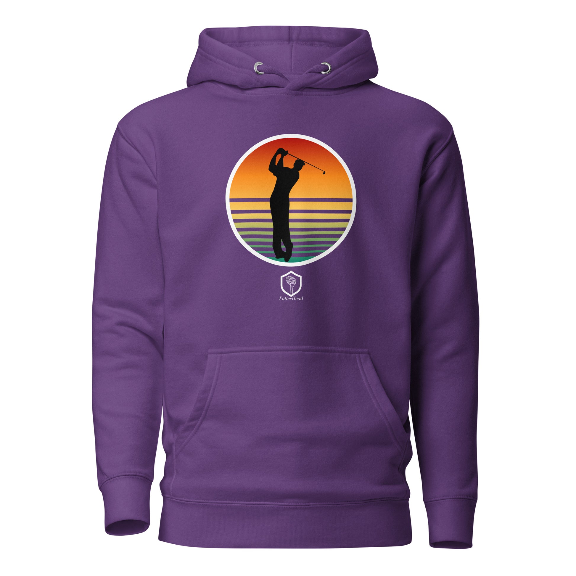 Sunset Golfer Unisex Hoodie - PutterHead