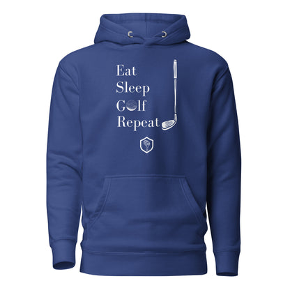 Eat, Sleep, Golf, Repeat Unisex Hoodie - PutterHead