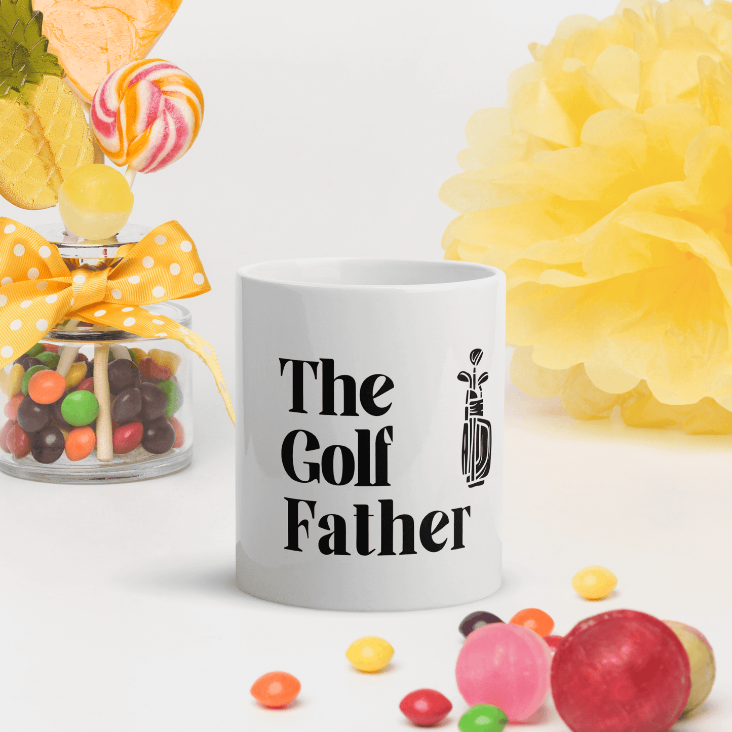 The Golf Father glossy mug